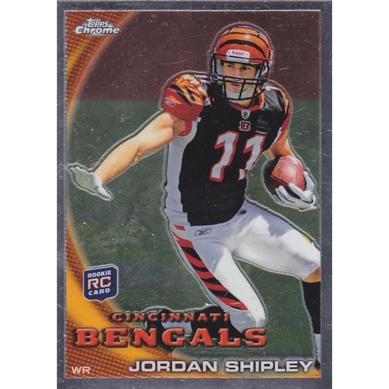 Jordan Shipley #C208 - Bengals 2010 Topps Chrome Rookie Football Trading Card