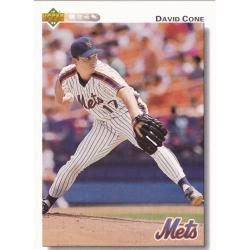 David Cone #364 - Mets Upper Deck 1991 Baseball Trading Card
