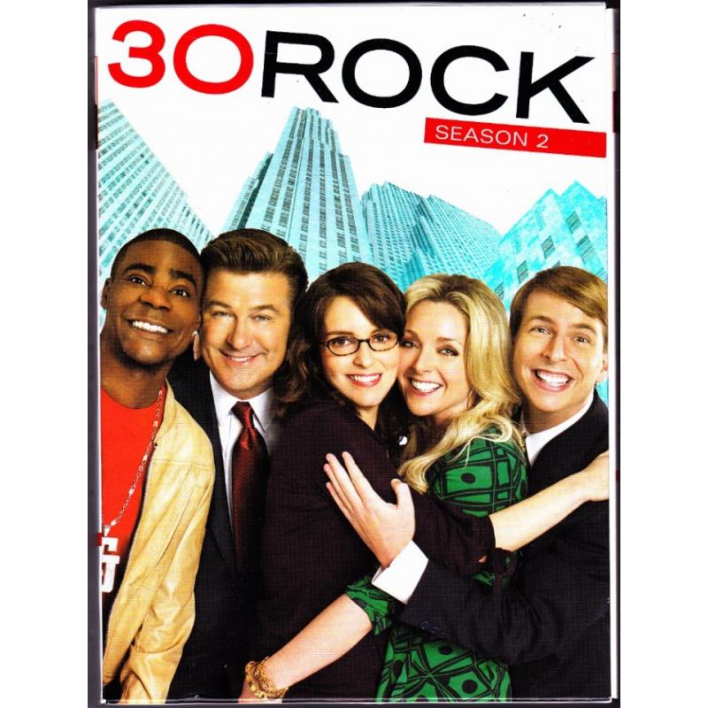 30 Rock - Complete 2nd Season 2008 DVD 2-Disc Set - Very Good