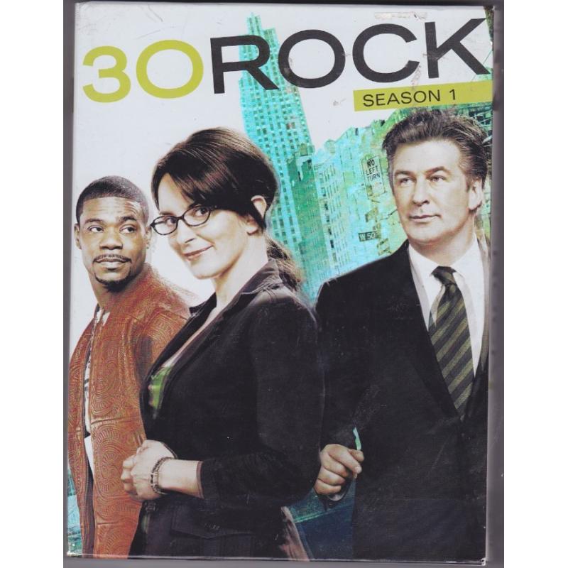 30 Rock - Complete 1st Season DVD 2007, 3-Disc Set - Very Good