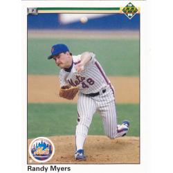Randy Myers #581 - Mets Upper Deck 1990 Baseball Trading Card