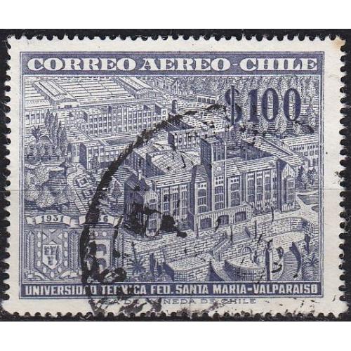 CHILE [1956] MiNr 0522 ( O/used ) Architektur