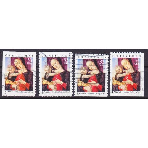 USA [1999] MiNr 3215 ( O/used ) [01] Weihnachten