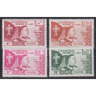 LAOS [1959] MiNr 0089-92 ( **/mnh )