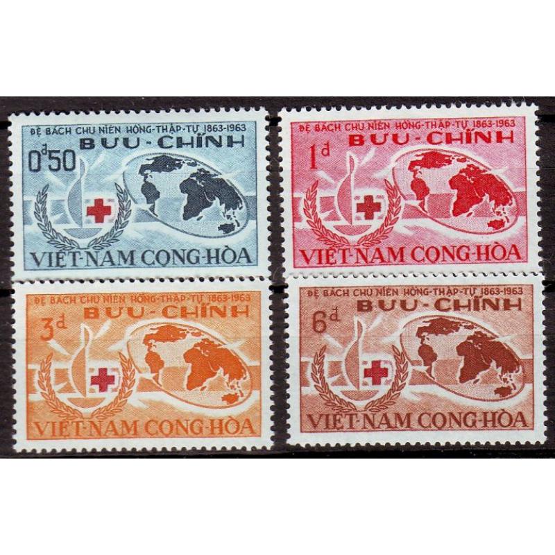 VIETNAM SÜD SOUTH [1963] MiNr 0296-99 ( **/mnh ) Rotes Kreuz