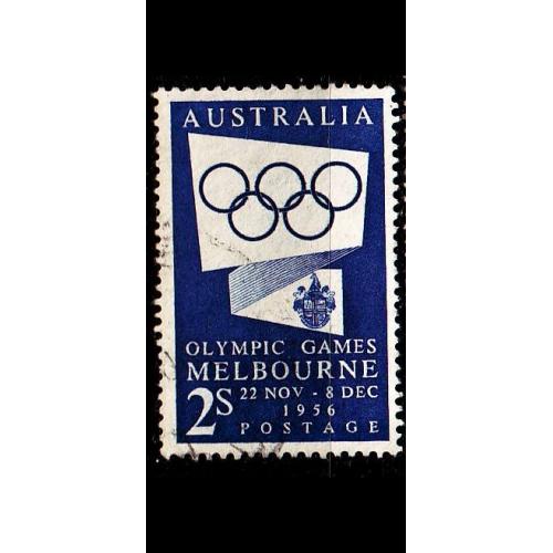 AUSTRALIEN AUSTRALIA [1954] MiNr 0250 ( OO/used ) Olympiade