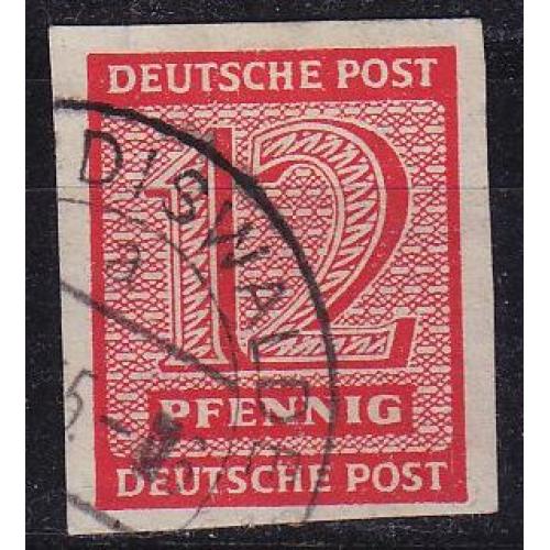 GERMANY Alliiert SBZ [West-Sachsen] MiNr 0119 X ( O/used )