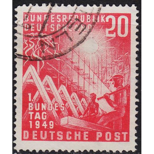 GERMANY BUND [1949] MiNr 0112 ( O/used ) [01]