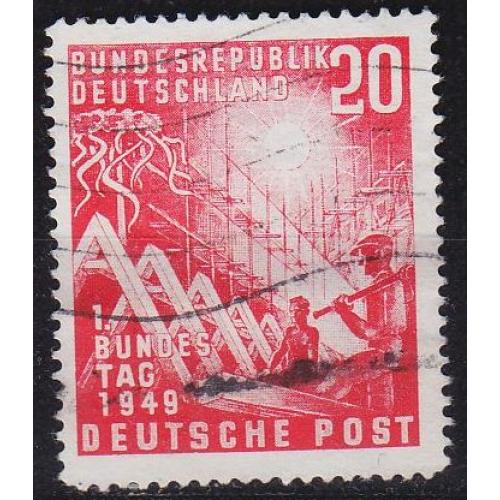 GERMANY BUND [1949] MiNr 0112 ( O/used ) [04]