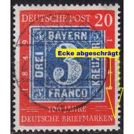 GERMANY BUND [1949] MiNr 0114 F6 ( O/used ) [01] Plattenfehler
