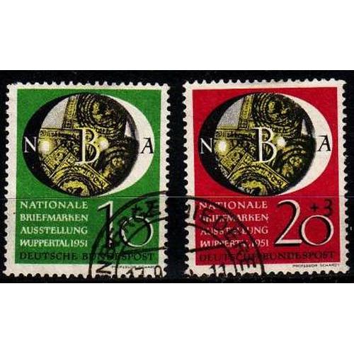 GERMANY BUND [1951] MiNr 0141-42 ( O/used ) [01]