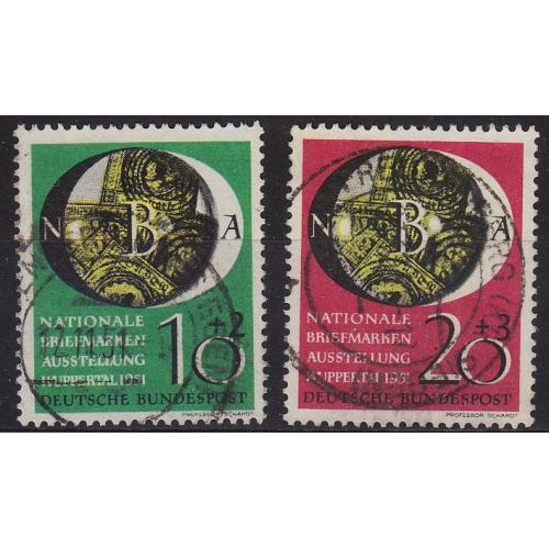 GERMANY BUND [1951] MiNr 0141-42 ( O/used ) [02]