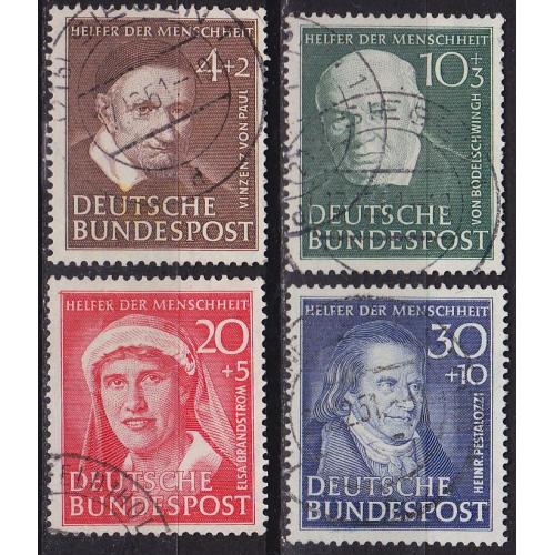 GERMANY BUND [1951] MiNr 0143-46 ( O/used ) [01]