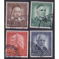 GERMANY BUND [1953] MiNr 0173-76 ( O/used ) [02]