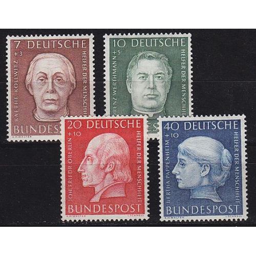 GERMANY BUND [1954] MiNr 0200-03 ( */mh )