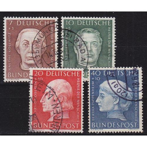 GERMANY BUND [1954] MiNr 0200-03 ( O/used ) [01]