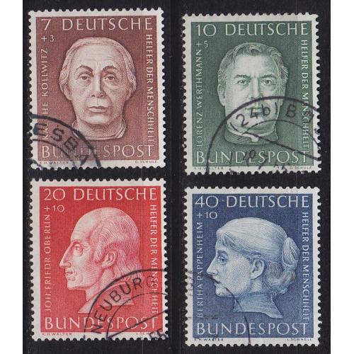 GERMANY BUND [1954] MiNr 0200-03 ( O/used ) [02]