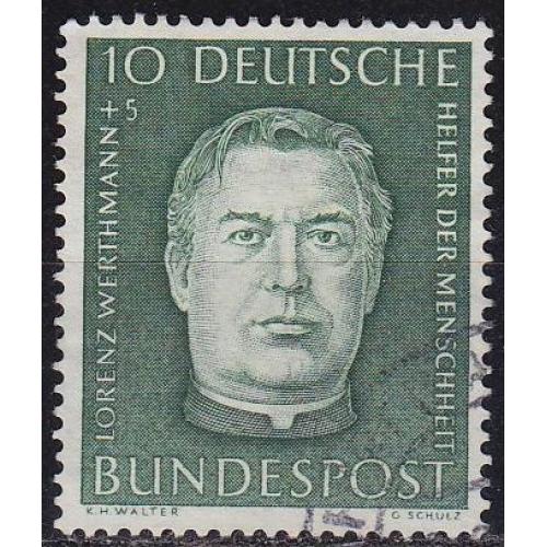 GERMANY BUND [1954] MiNr 0201 ( O/used )