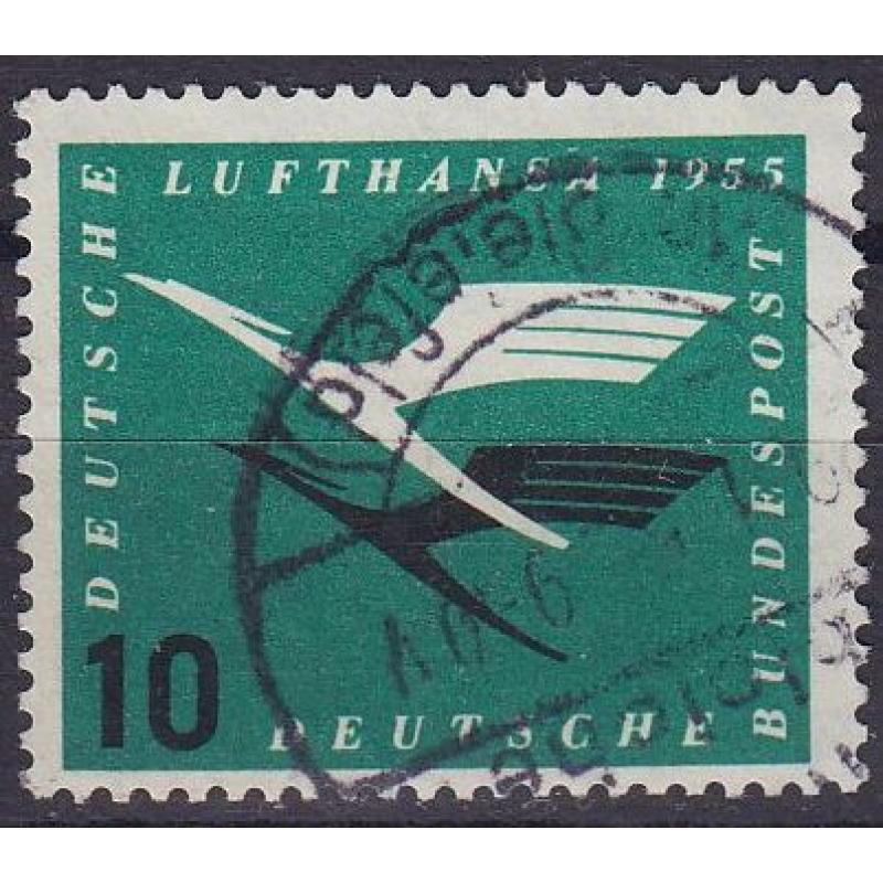 GERMANY BUND [1955] MiNr 0206 ( O/used ) Flugzeuge