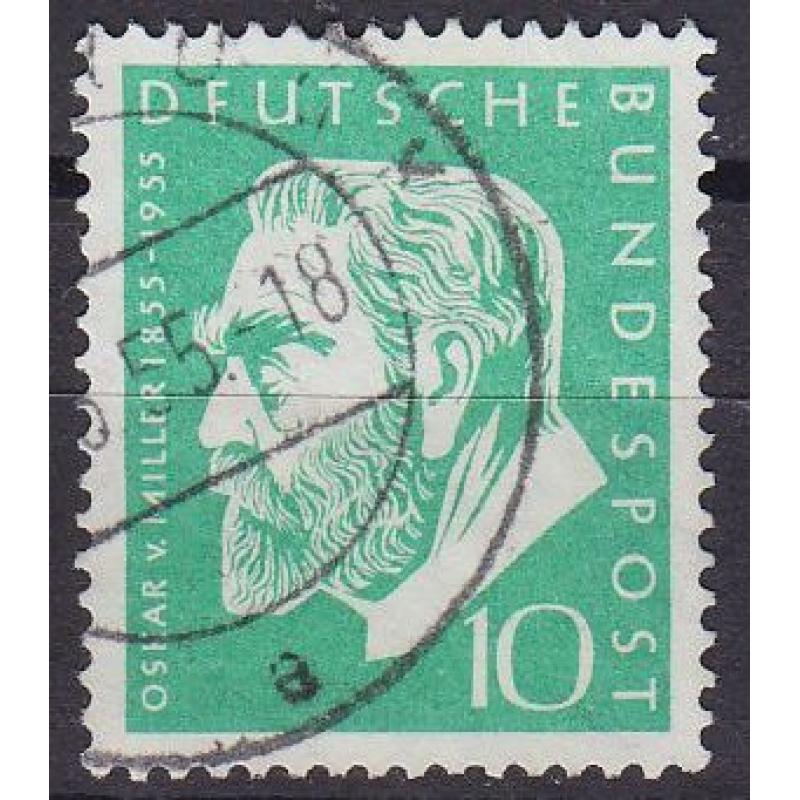 GERMANY BUND [1955] MiNr 0209 ( O/used )