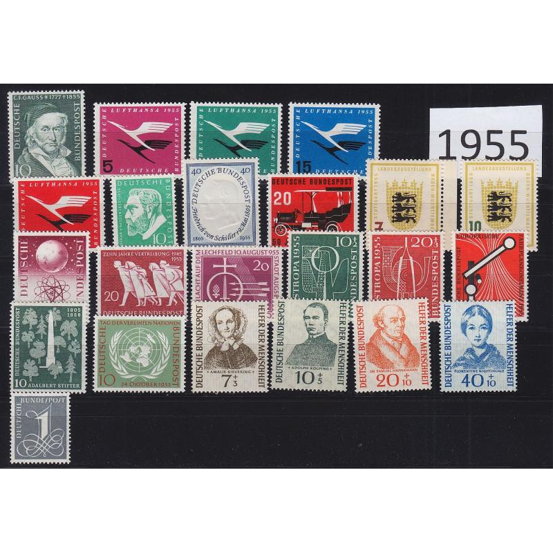 GERMANY BUND [1955] Jahrgang ( **/mnh )