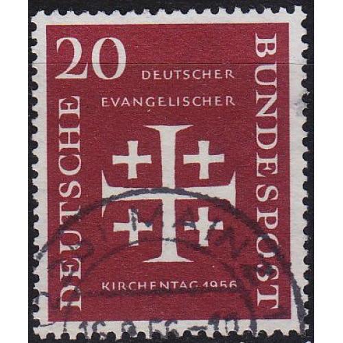 GERMANY BUND [1956] MiNr 0236 ( O/used ) Religion