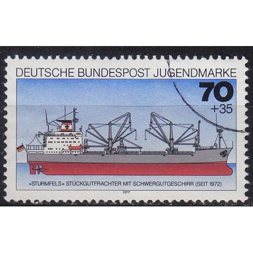 GERMANY BUND [1977] MiNr 0932 ( O/used ) Schiffe