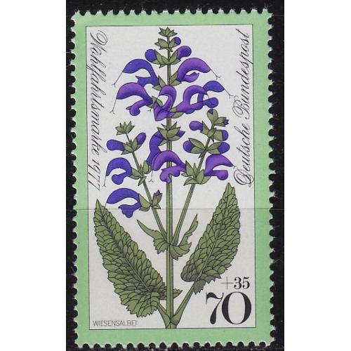GERMANY BUND [1977] MiNr 0952 ( **/mnh ) Blumen