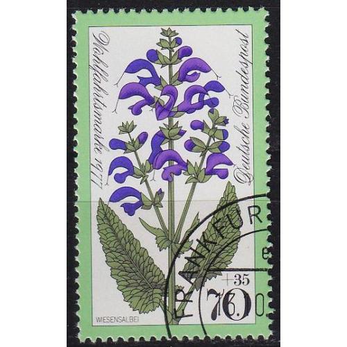 GERMANY BUND [1977] MiNr 0952 ( O/used ) Blumen