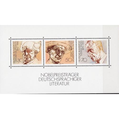 GERMANY BUND [1978] MiNr 0959-61 Block 16 ( **/mnh )