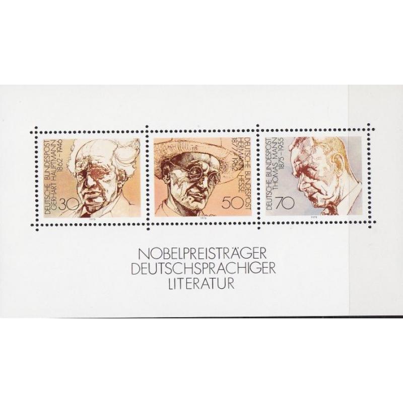 GERMANY BUND [1978] MiNr 0959-61 Block 16 ( **/mnh )