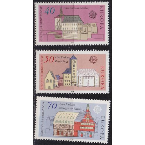 GERMANY BUND [1978] MiNr 0969-71 ( **/mnh ) CEPT