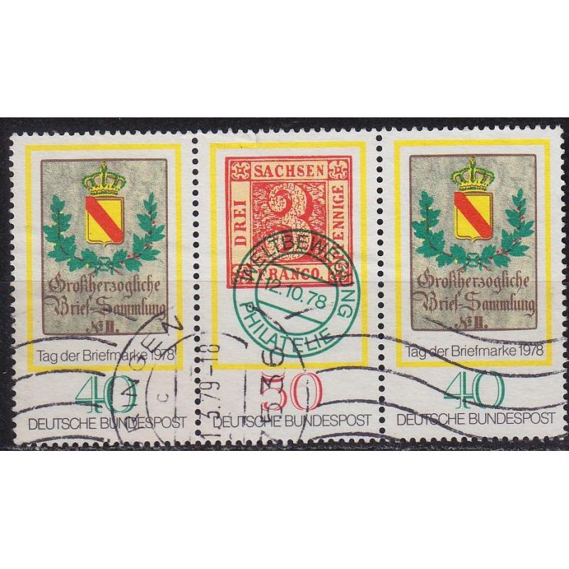 GERMANY BUND [1978] MiNr 0980+81 WZd2 ( O/used ) [01]