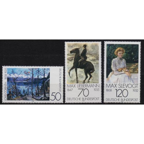 GERMANY BUND [1978] MiNr 0986-88 ( **/mnh ) Gemälde