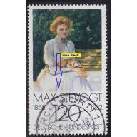 GERMANY BUND [1978] MiNr 0988 F10 I ( O/used ) [04] Gemälde Plattenfehler