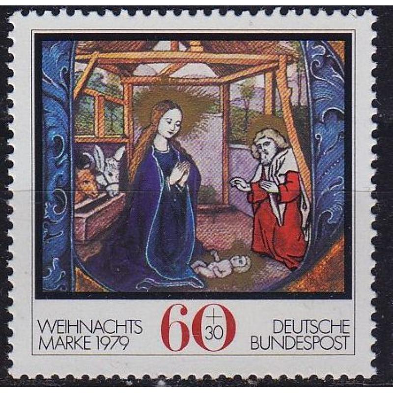 GERMANY BUND [1979] MiNr 1032 ( **/mnh ) Weihnachten