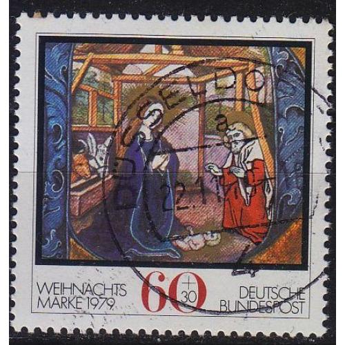 GERMANY BUND [1979] MiNr 1032 ( O/used ) Weihnachten