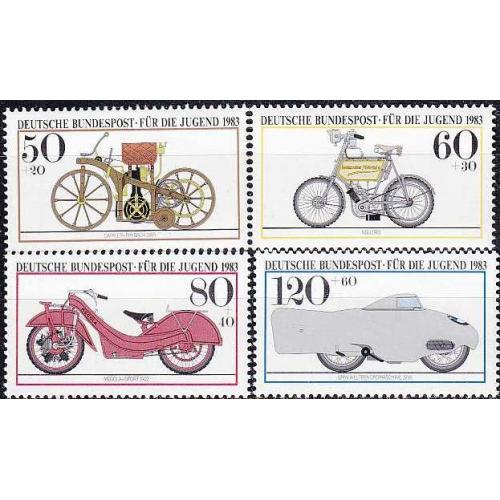 GERMANY BUND [1983] MiNr 1168-71 ( **/mnh ) Auto