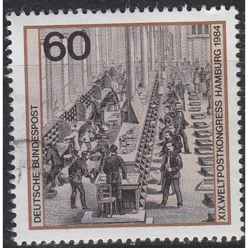 GERMANY BUND [1984] MiNr 1215 ( O/used ) Post