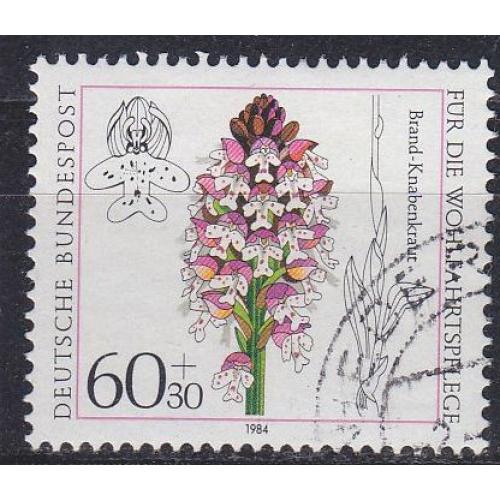 GERMANY BUND [1984] MiNr 1226 ( O/used ) Blumen