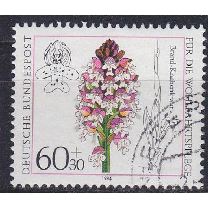 GERMANY BUND [1984] MiNr 1226 ( O/used ) Blumen