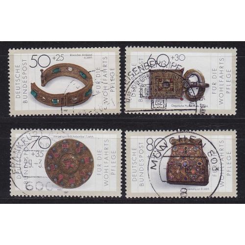 GERMANY BUND [1987] MiNr 1333-36 ( O/used ) Kunst