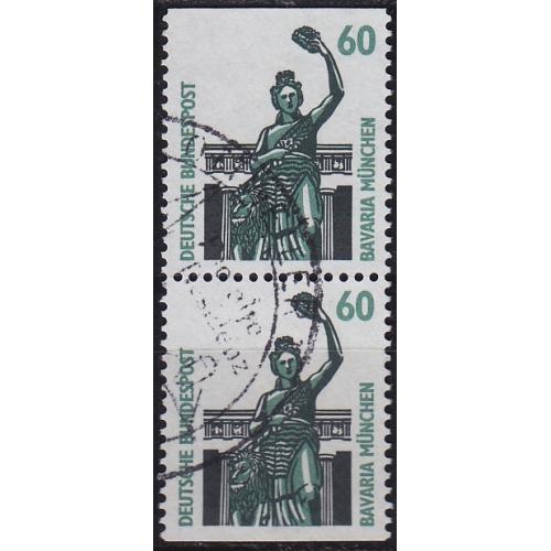 GERMANY BUND [1987] MiNr 1341 CD ( O/used ) [01] Sehenswürdigkeiten 2er
