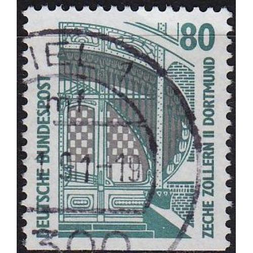 GERMANY BUND [1987] MiNr 1342 D ( O/used ) Sehenswürdigkeiten
