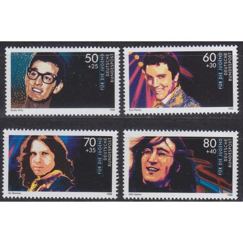 GERMANY BUND [1988] MiNr 1360-63 ( **/mnh ) Musik