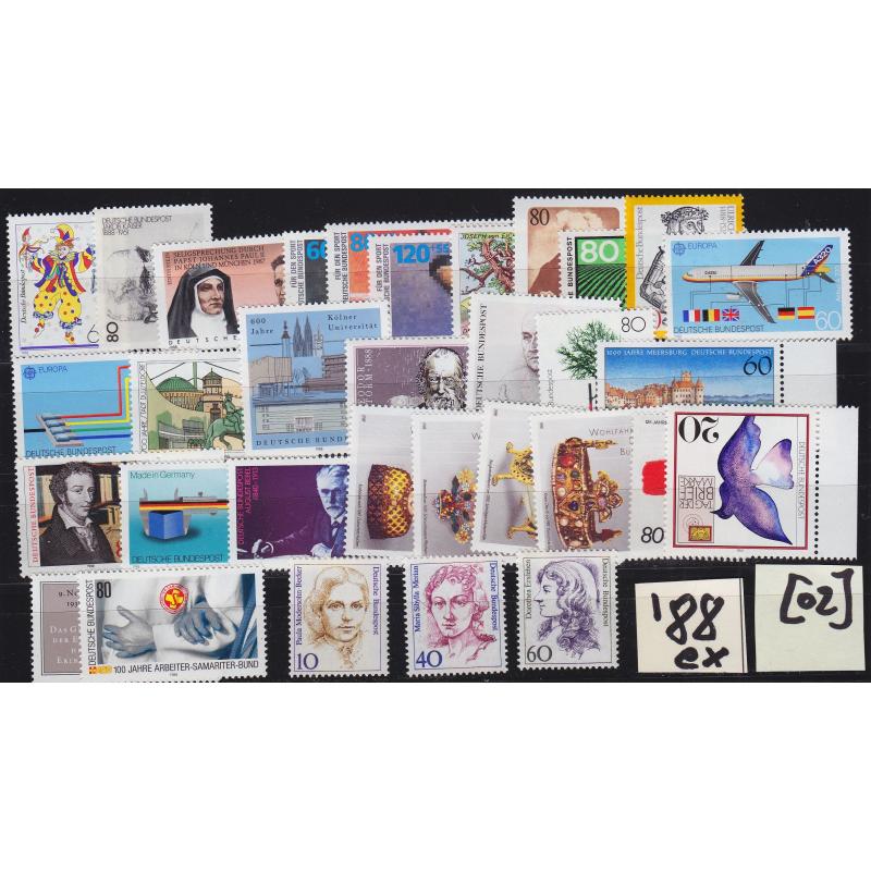 GERMANY BUND [1988] Jahr ex ( **/mnh ) [02]