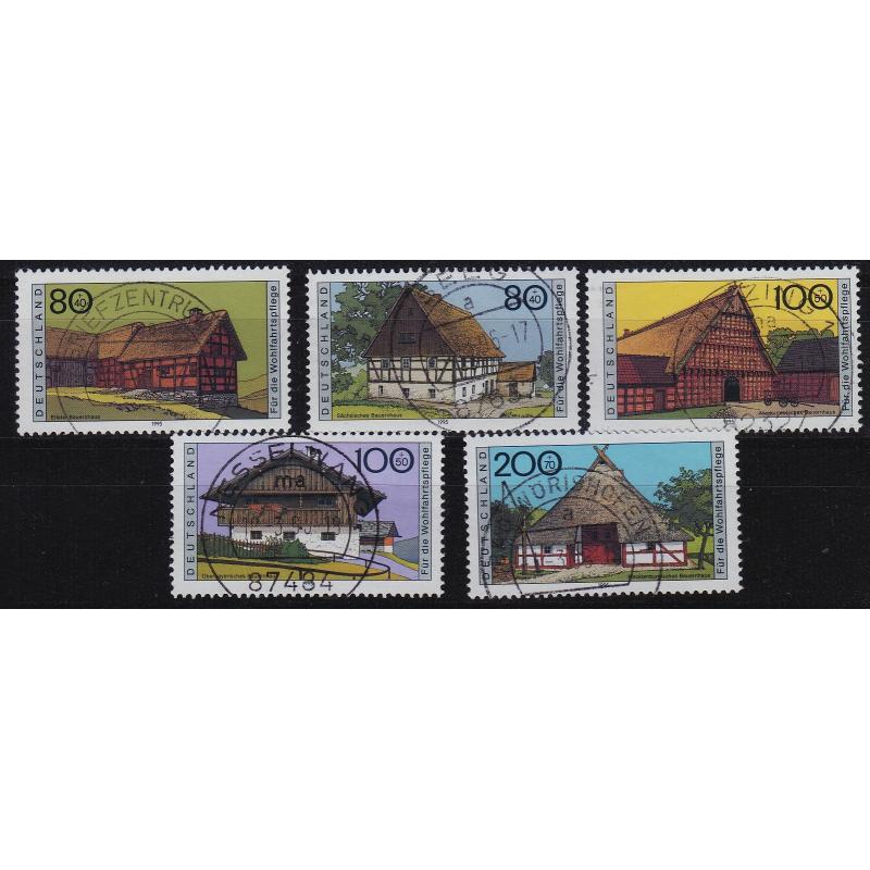 GERMANY BUND [1995] MiNr 1819-23 ( O/used ) [02] Bauwerke