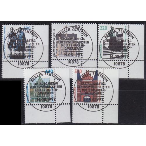 GERMANY BUND [1996] MiNr 1836-40 ( O/used ) [01] Tiere Eckrand,Ersttag