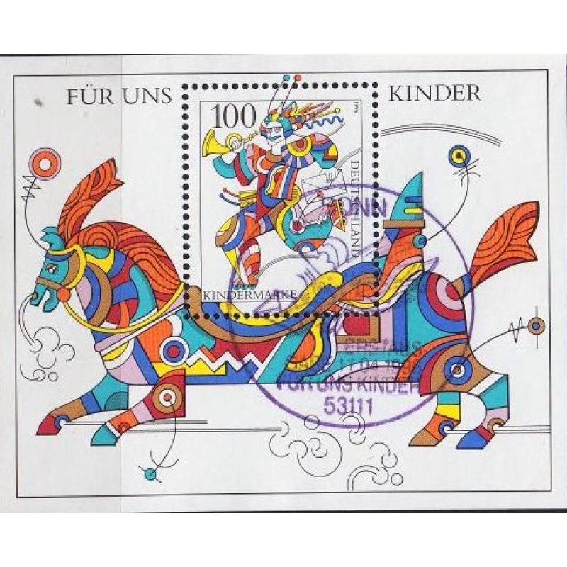 GERMANY BUND [1996] MiNr 1853 Block 35 ( Sonder-O/used )