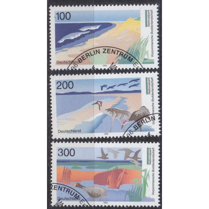 GERMANY BUND [1996] MiNr 1871-73 ( O/used ) Landschaft